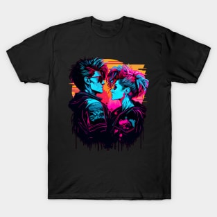 Get the Hottest Cyberpunk Synthwave Art T-Shirt